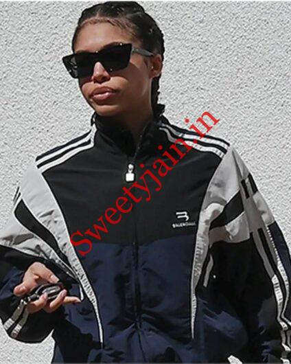 Lori Harvey Balenciaga Track Jacket