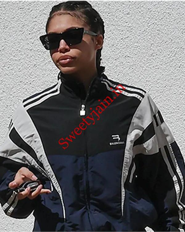 Lori Harvey Balenciaga Track Jacket