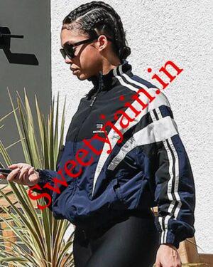 Lori Harvey Balenciaga Track Jacket