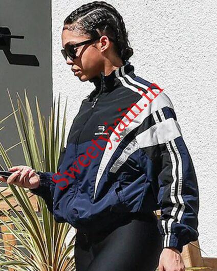 Lori Harvey Balenciaga Track Jacket